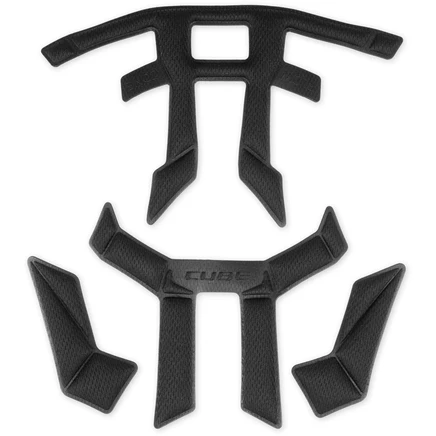 Вкладыши для шлема Cube Descender 9 мм (S/M/L), черные
