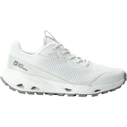 Женские треккинговые кроссовки jack wolfskin prelight vent, белые