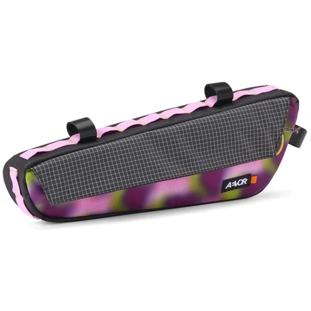 Сумка на раму Aevor Urban Bike Gear M 3 л, желто-розовая