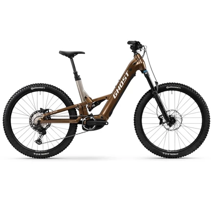 Электровелосипед Ghost E‑ASX ADVANCED LOW 27.5″, коричневый