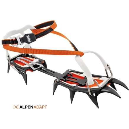 Рычажная скоба Petzl Vasak белая, оранжевая