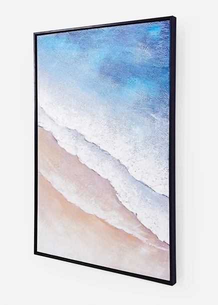 Издательство Bonprix Bild mit Struktur blau/sand