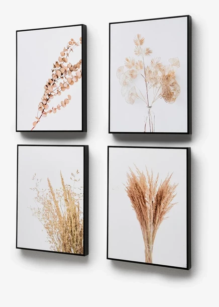 Bonprix Bild (упаковка из 4 штук) weiß/natur