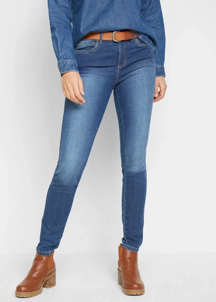 Bonprix-Джинсы-скинни со средней талией, стрейч blau denim used