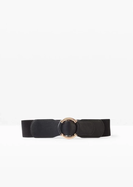 Стрейчгюртель Bonprix schwarz/goldfarben