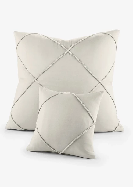 Bonprix Kissenbezug mit Rechtecken (2 упаковки) beige