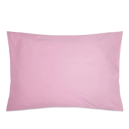 Наволочка Tekla Fabrics из органического хлопка, пастельно-розовая