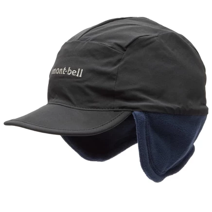 Мужская шапка Montbell Reversible Alpine двусторонняя, черная