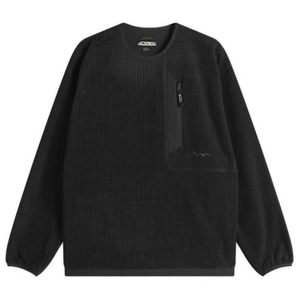 Мужской свитшот Manastash Grid Fleece, черный