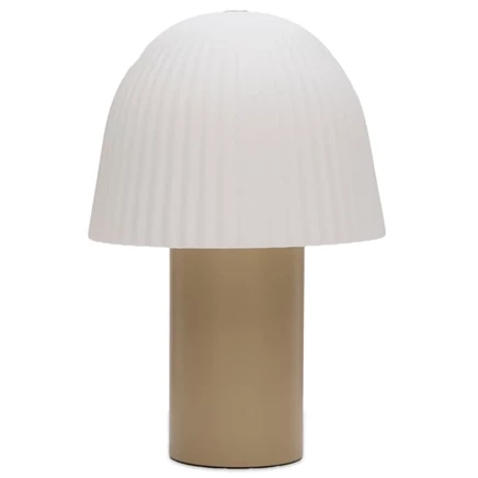 Лампа Ferm Living Frill переносная USB-C, бело-кашемировая