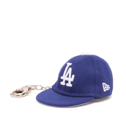 Брелок New Era LA Dodgers в виде мини‑кепки, синий