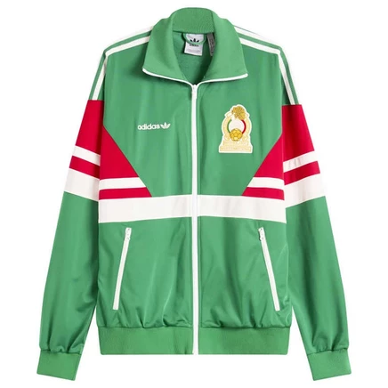 Мужская тренировочная куртка Adidas Mexico 1986 Track Top, зеленая
