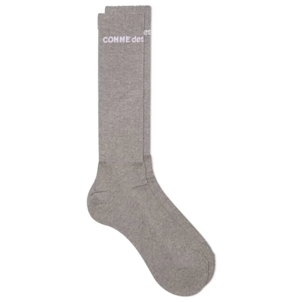 Мужские носки Comme des Garons Homme Plus Logo, серые