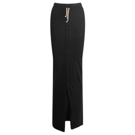 Мягкая юбка миди от Rick Owens DRKSHDW EDFU