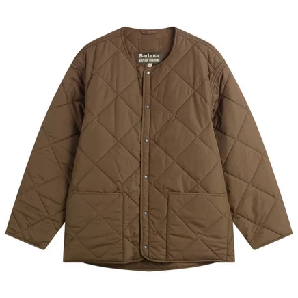 Мужская стеганая куртка Barbour x Kaptain Sunshine, хаки