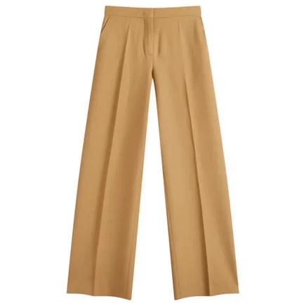 Брюки Max Mara Wide Leg, медовые