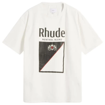 Мужская футболка Rhude Collins Fumar, белая