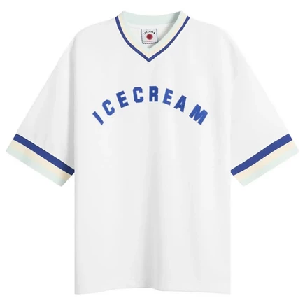 Мужская футболка Icecream V-Neck Sports, белая