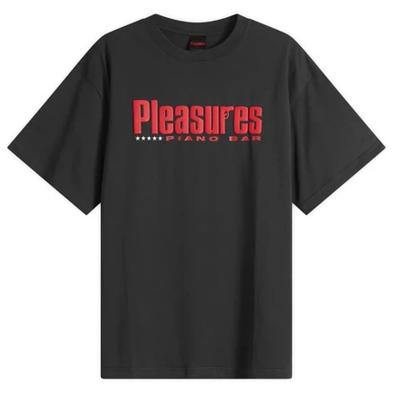 Мужская футболка Pleasures Piano Bar, черная