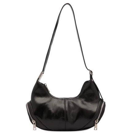 Мужская сумка OSOI Cargo Hobo из кожи, черная