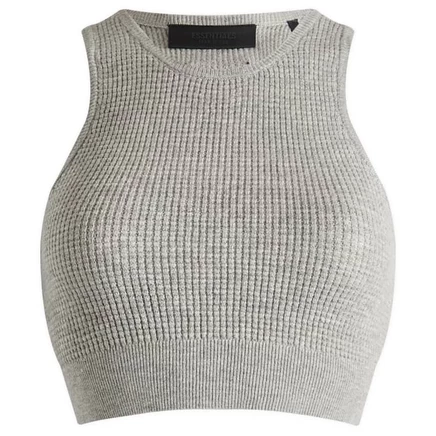 Мужская майка Fear Of God Essentials Waffle, тёмно-серый