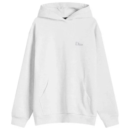 Мужское худи Dime Classic Small Logo, серый меланж