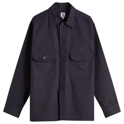 Верхняя рубашка Randy's Clothes dark navy cotton ripstop