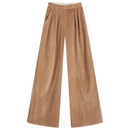 Женские широкие брюки Max Mara, цвета кэмел