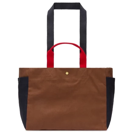 Мужская сумка-тоут HAY Weekend Bag малая, коричнево-многоцветная