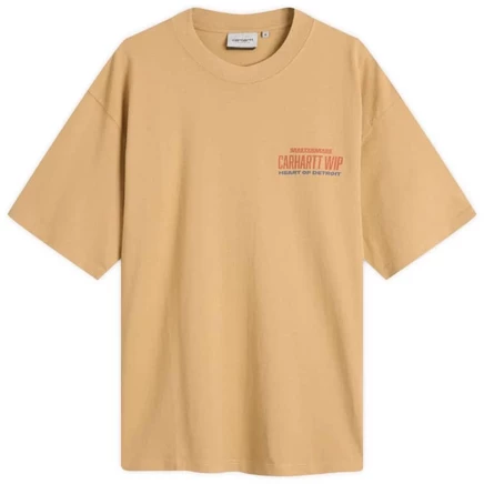 Мужская футболка Carhartt WIP Arcan, коричневая