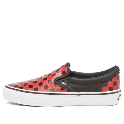 Кроссовки Vans OTW Classic Slip-On 98 Vibram check black & racing red