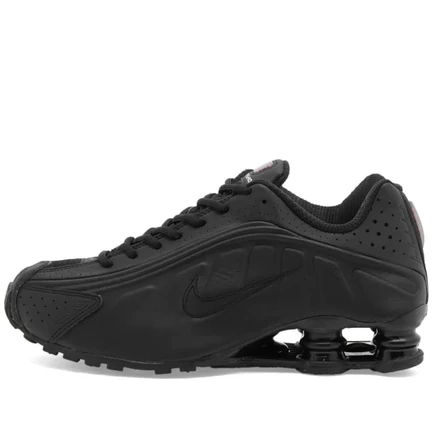 Женские кроссовки Nike Shox R4, черные и оранжевые