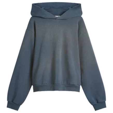 Толстовка с логотипом Acne Studios 1996 года выпуска на спине deep blue