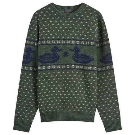 Мужской джемпер Pendleton Duck, зеленый