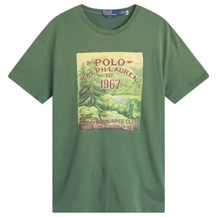 Футболка Polo Ralph Lauren Arts Club grass green