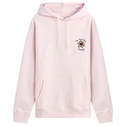 Мужское худи DRLE DE MONSIEUR Rose Slogan, светло-розовое