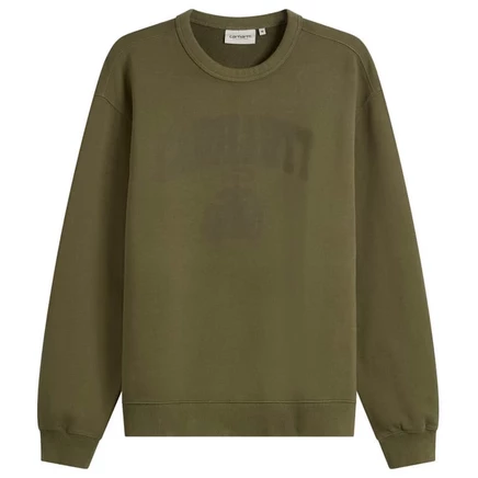 Мужская толстовка Carhartt WIP Faded Pond Corps, кипарисовая