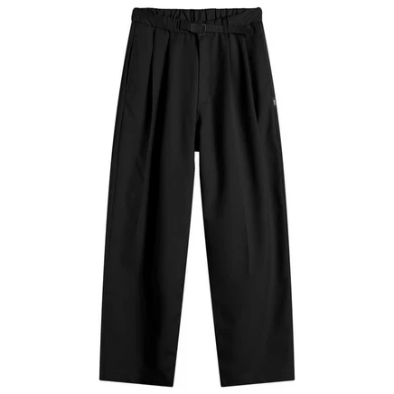 Мужские брюки N!ce Double Pleat Belted, черные