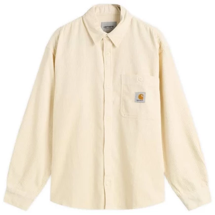 Мужская рубашка Carhartt WIP Flint, бежевая