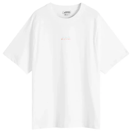 Мужская футболка A.P.C. x Asics Wind Logo, белая