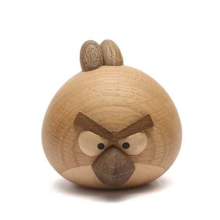 Фигурка Boyhood x Angry Birds Red из дуба, 7,1 см