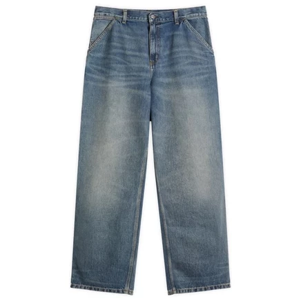 Мужские прямые джинсы Carhartt WIP Single Knee, синий