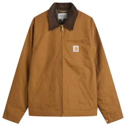 Мужская рубашечная куртка Carhartt WIP Detroit, коричневая