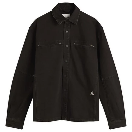 Мужская рубашка ROA x Wrangler Lona, темно-коричневая