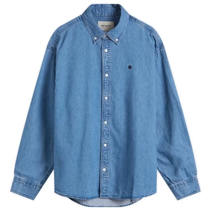 Джинсовая рубашка Carhartt WIP Lucas