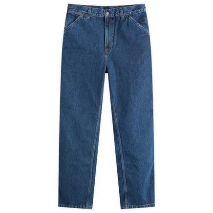 Мужские прямые джинсы Carhartt WIP Single Knee, синие