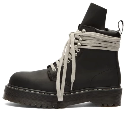 Мужские ботинки Rick Owens x Dr. Martens Quad Sole, черные