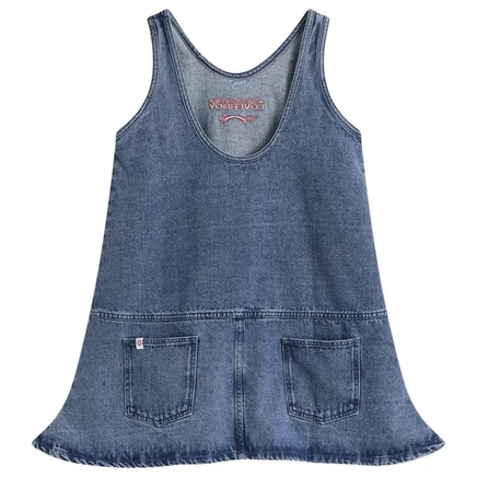 Платье-жилет Charles Jeffrey Loverboy Denim