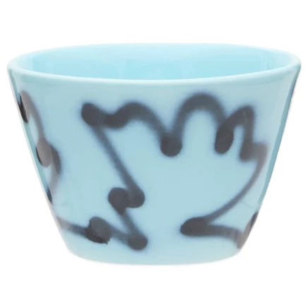 Чашка Frizbee Ceramics Super Cup 200 мл, синяя с пиццей