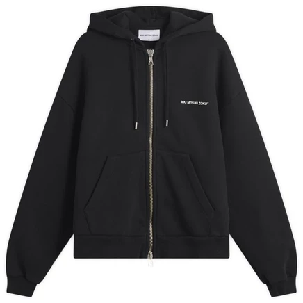 Мужское худи Mki Uniform Zip, черное